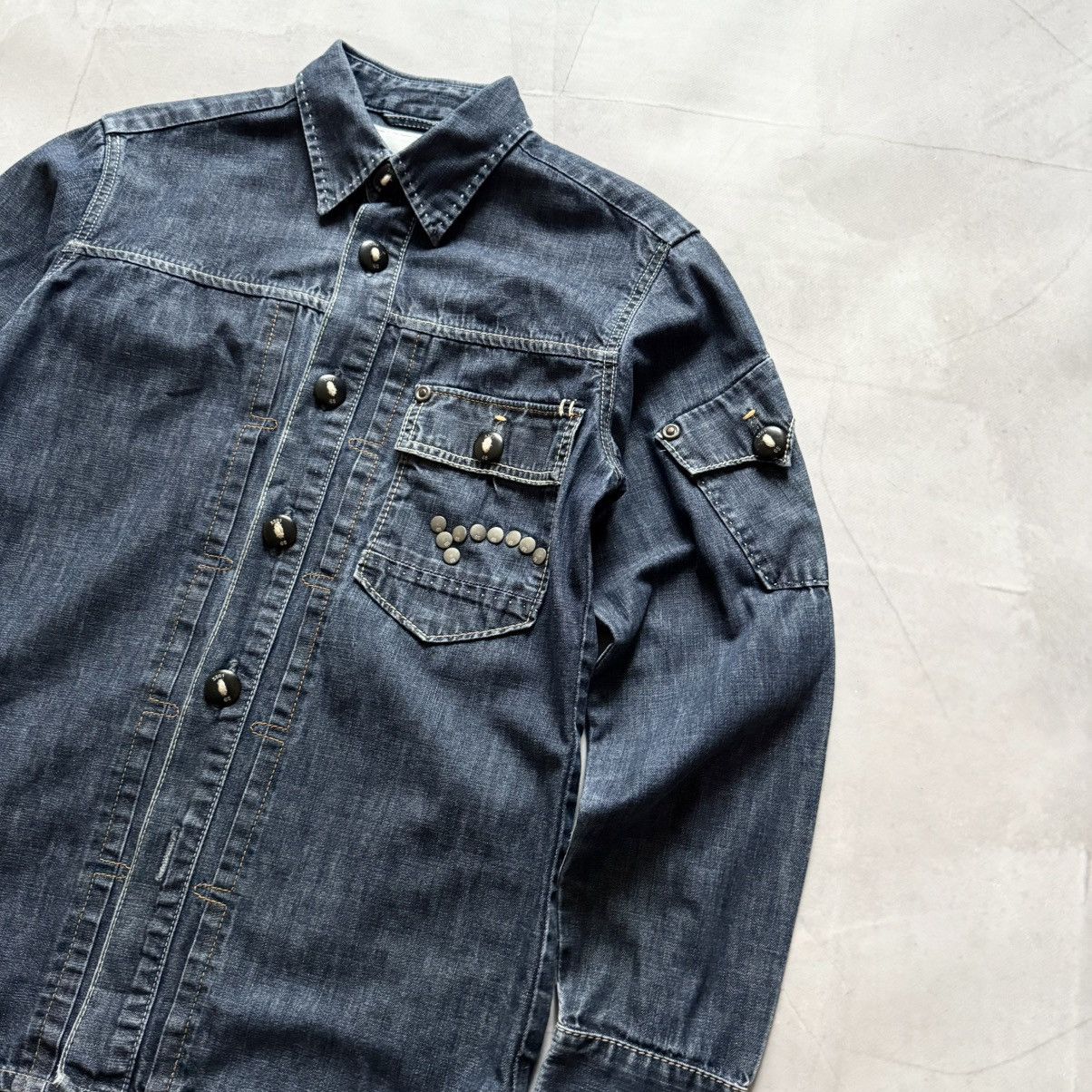 G-Star G-Star Handcrafted Rare Denim Shirt Jacket Size US L / EU 52-54 / 3 - 2 Thumbnail