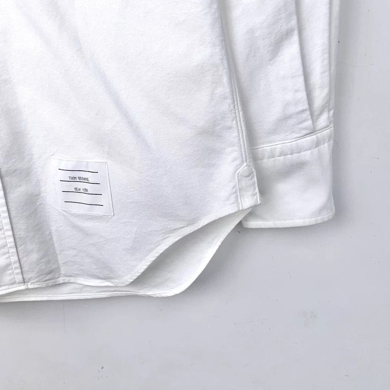 Thom Browne Thom Browne White cotton lapel single-breasted long-sleeved Size US XS / EU 42 / 0 - 4 Thumbnail