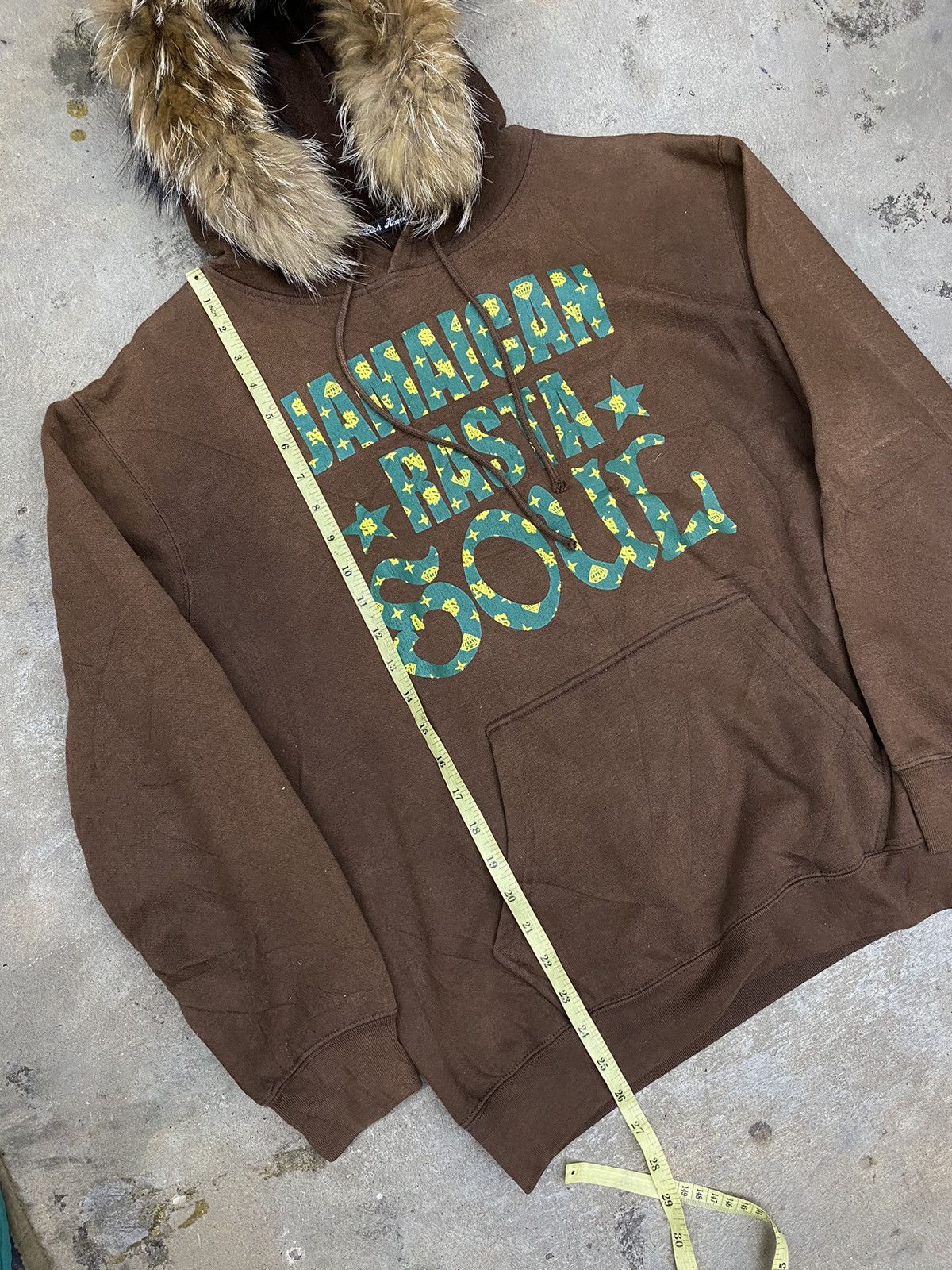 Beauty Beast × Hysteric Glamour × Japanese Brand faux fur hoodie jamaican rasta brown Size US L / EU 52-54 / 3 - 8 Thumbnail