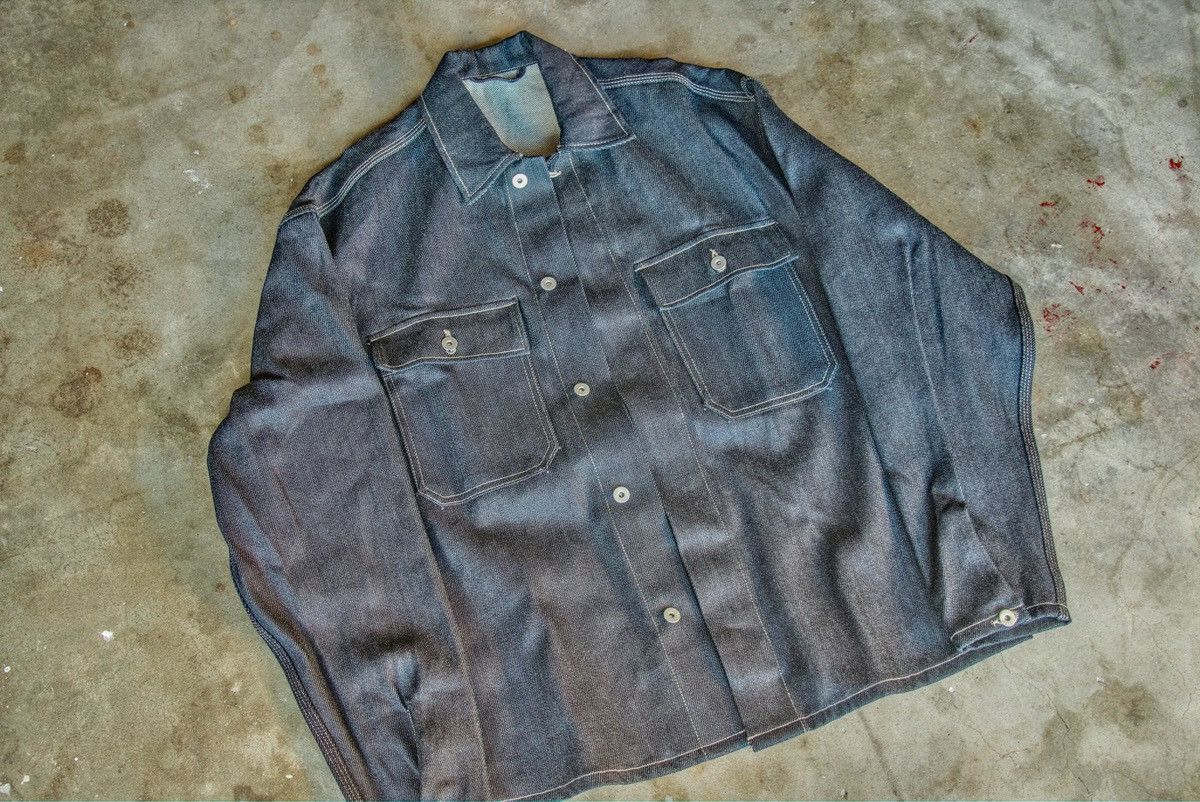 Kanye West Yeezy season 6 denim jacket SAMPLE Size US M / EU 48-50 / 2 - 2 Thumbnail