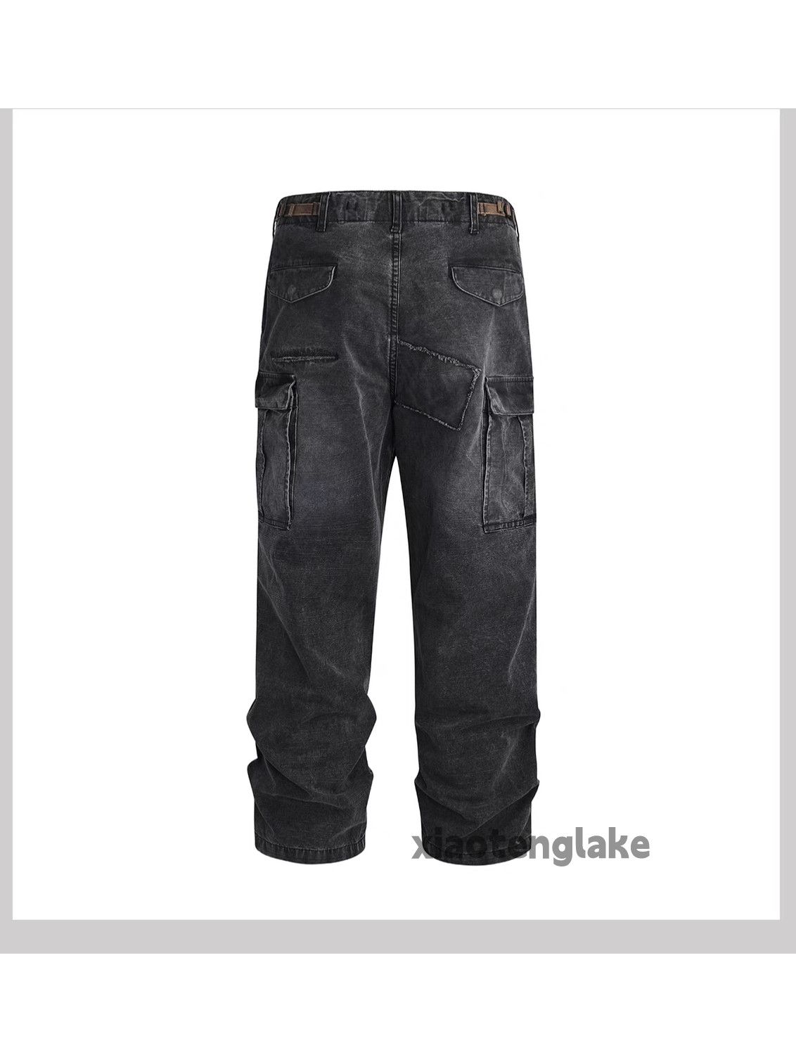 Designer × Japanese Brand × Vintage washed faded utility damaged patch military cargo pants Size US 30 / EU 46 - 6 Thumbnail