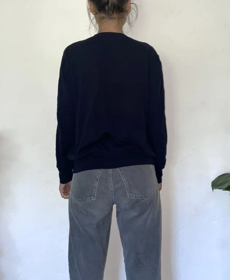 Dries Van Noten Dries Van Noten Navy Crewneck Pullover Size S / US 4 / IT 40 - 5 Thumbnail