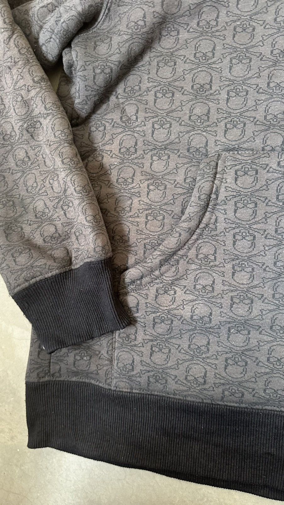 Vintage SKULLS THERMAL INNER SWEATER IFSIXWAS NINE STYLE Size US M / EU 48-50 / 2 - 5 Thumbnail