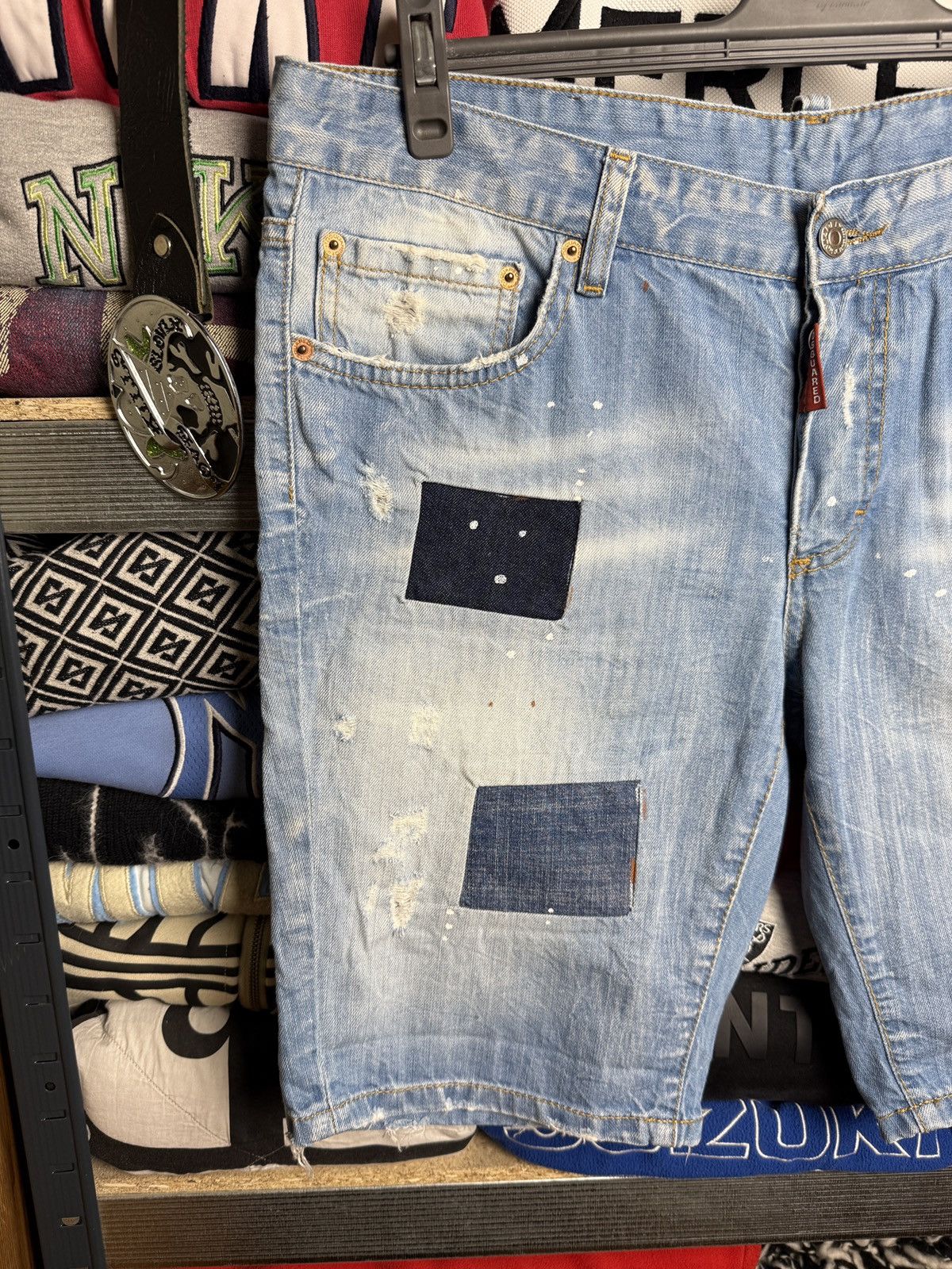 Dsquared2 Dsquared2 shorts distressed denim made in Italy y2k Size US 34 / EU 50 - 3 Thumbnail