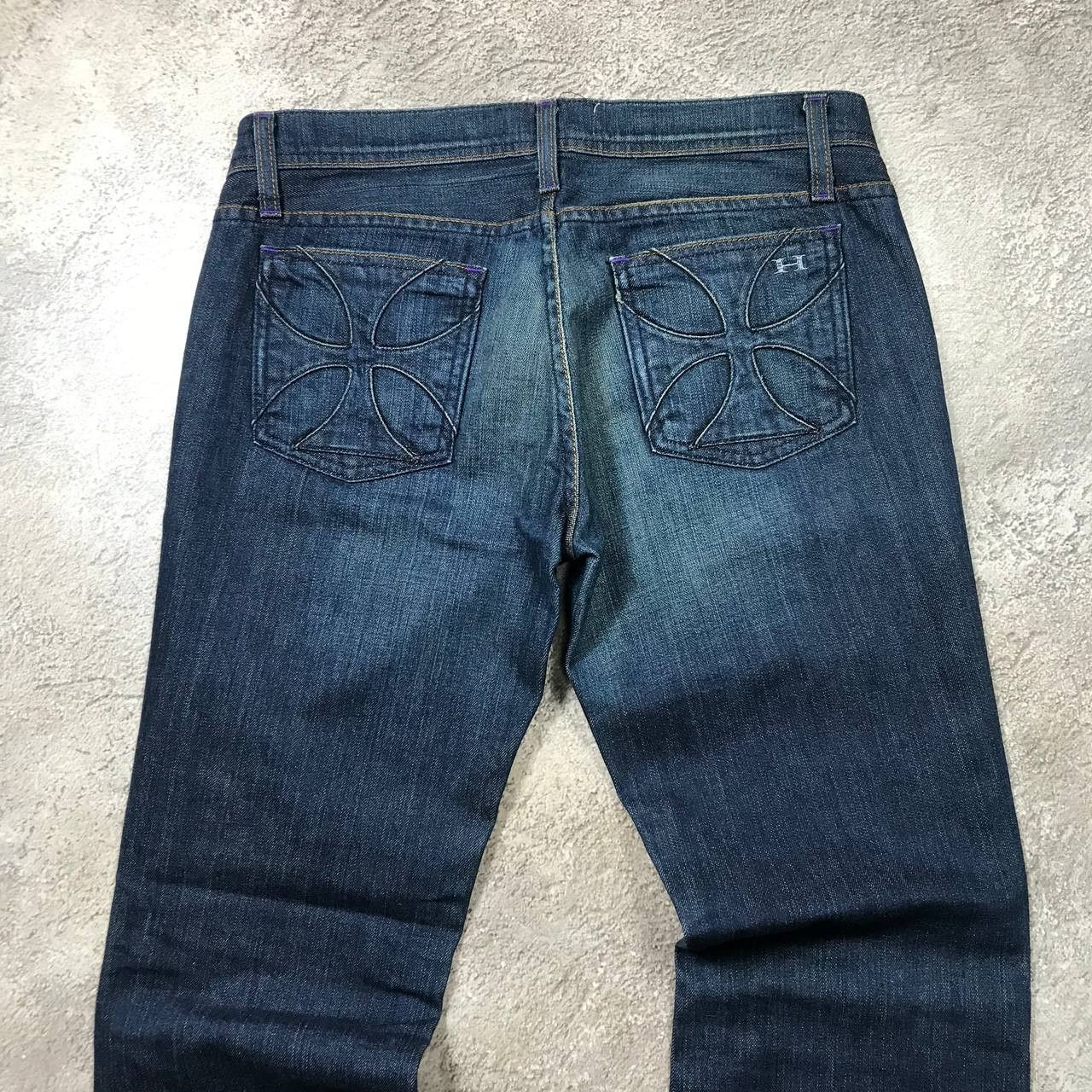 Vintage Vintage Y2K Distressed Flared Jeans Skate Grunge Cropped 31 Size 31" - 4 Thumbnail