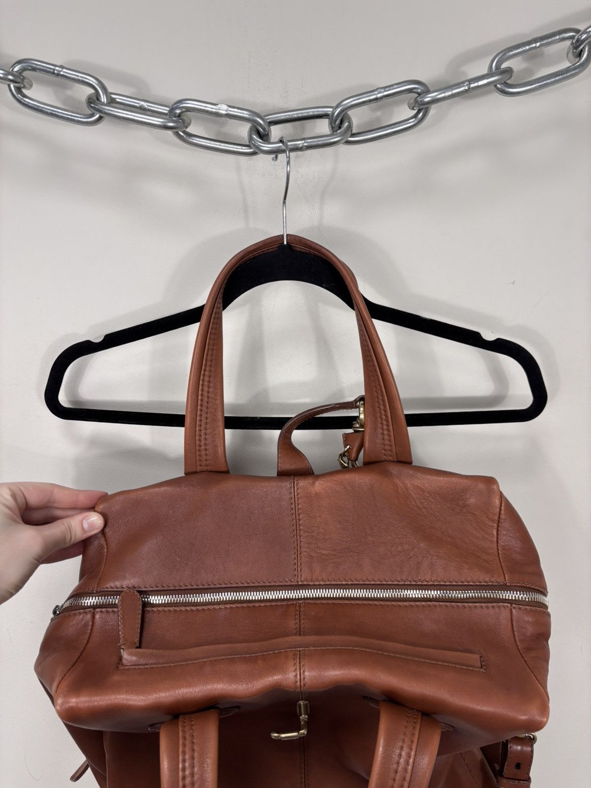 Bally Bally Madria Brown Genuine Leather Handle Bag Shoulder Size ONE SIZE - 10 Thumbnail