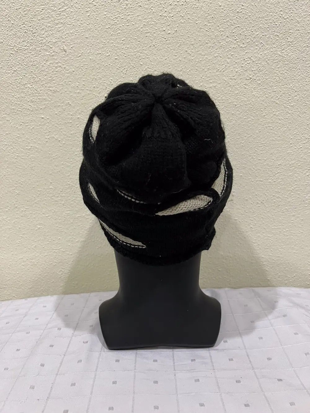 Japanese Brand × Vintage Japanese Brand Plain Beanie Hat Size ONE SIZE - 4 Thumbnail