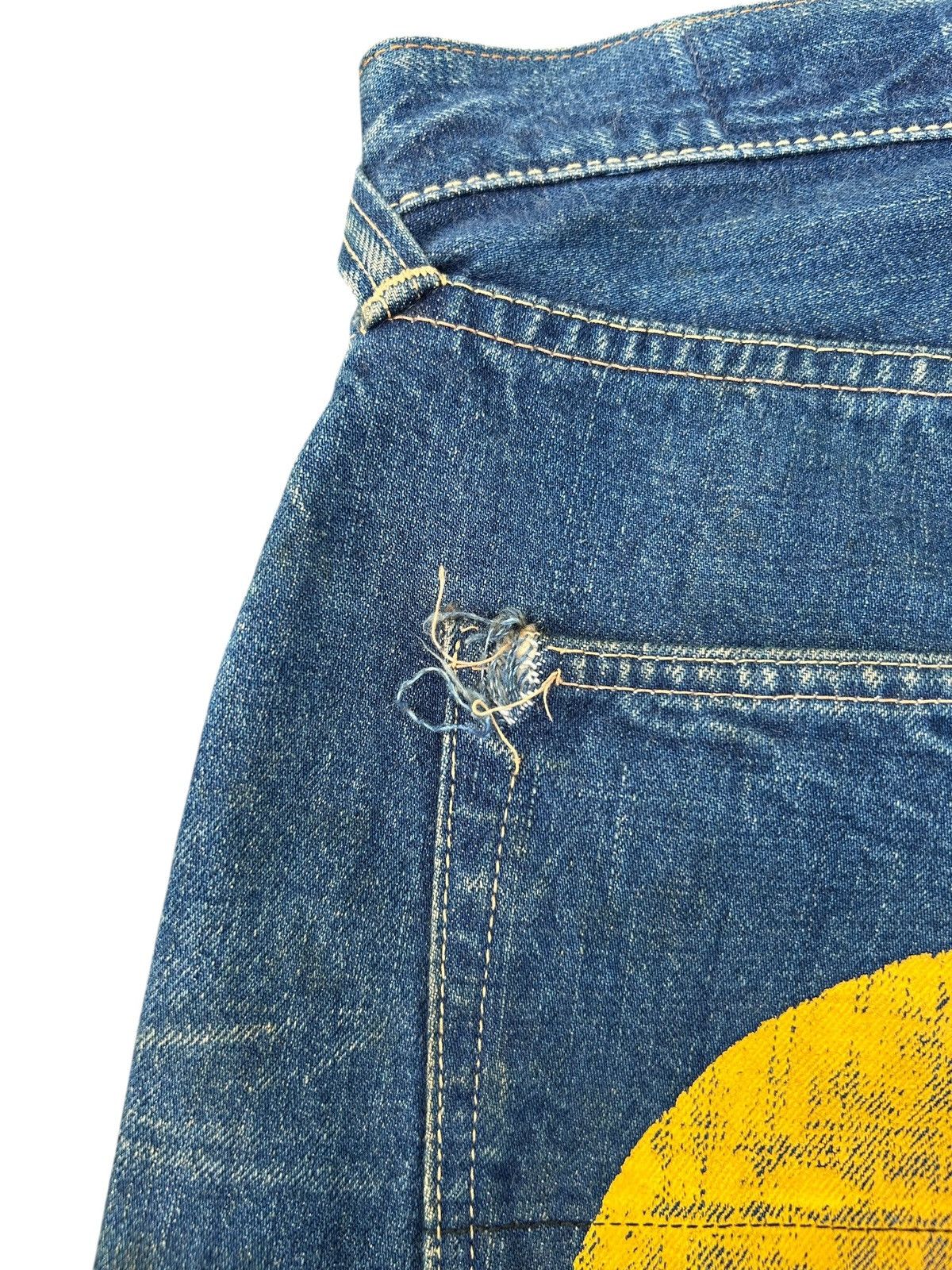 Evisu VINTAGE EVISU DAICOCK SELVEDGE MADE IN JAPAN DENIM JEANS Size US 33 - 16 Thumbnail