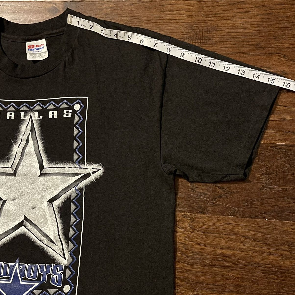 Hanes Vintage 90’s Hanes Dallas Cowboys Graphic T-Shirt USA Size US L / EU 52-54 / 3 - 7 Thumbnail