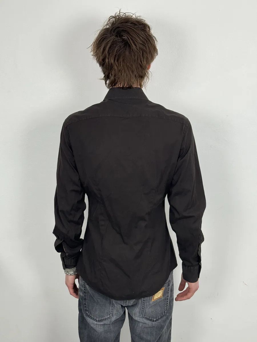 Gucci 2000s Gucci Brown Minimalist Italian Shirt Size US M / EU 48-50 / 2 - 3 Thumbnail
