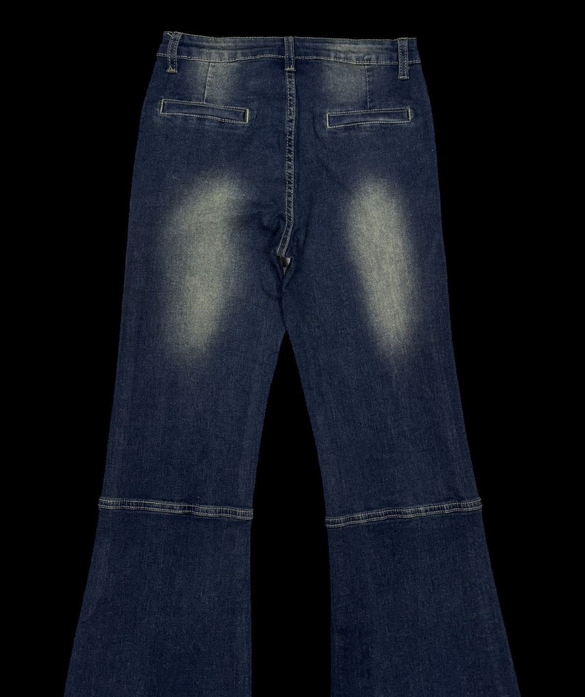 If Six Was Nine × Japanese Brand 💥Flare💥Vintage 90s Style Japanese Denim Jeans Size US 26 / EU 42 - 8 Thumbnail