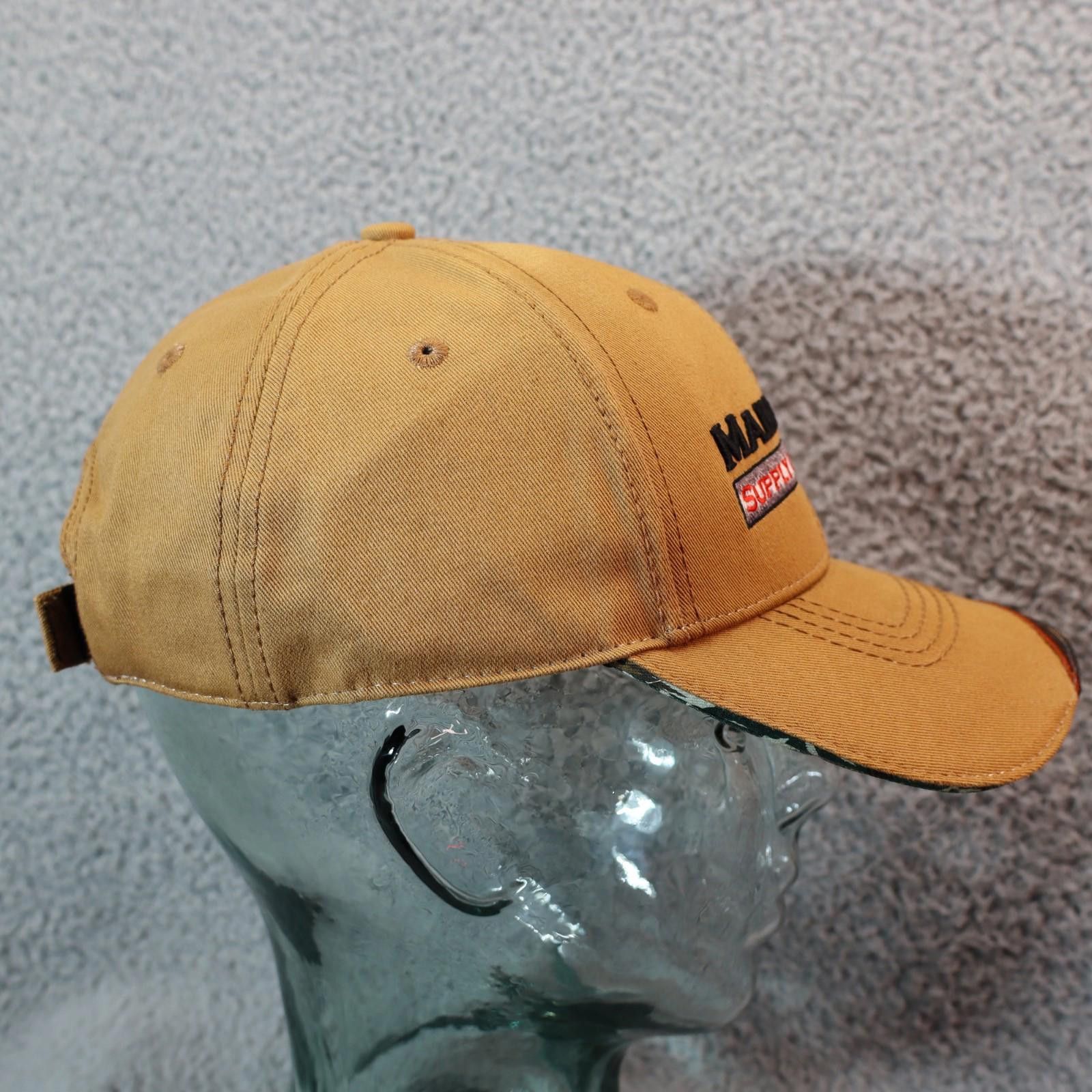 Other Mainline Supply Hat Brown Strap Vtg Camo NWT Embroidered Cap Size ONE SIZE - 3 Thumbnail