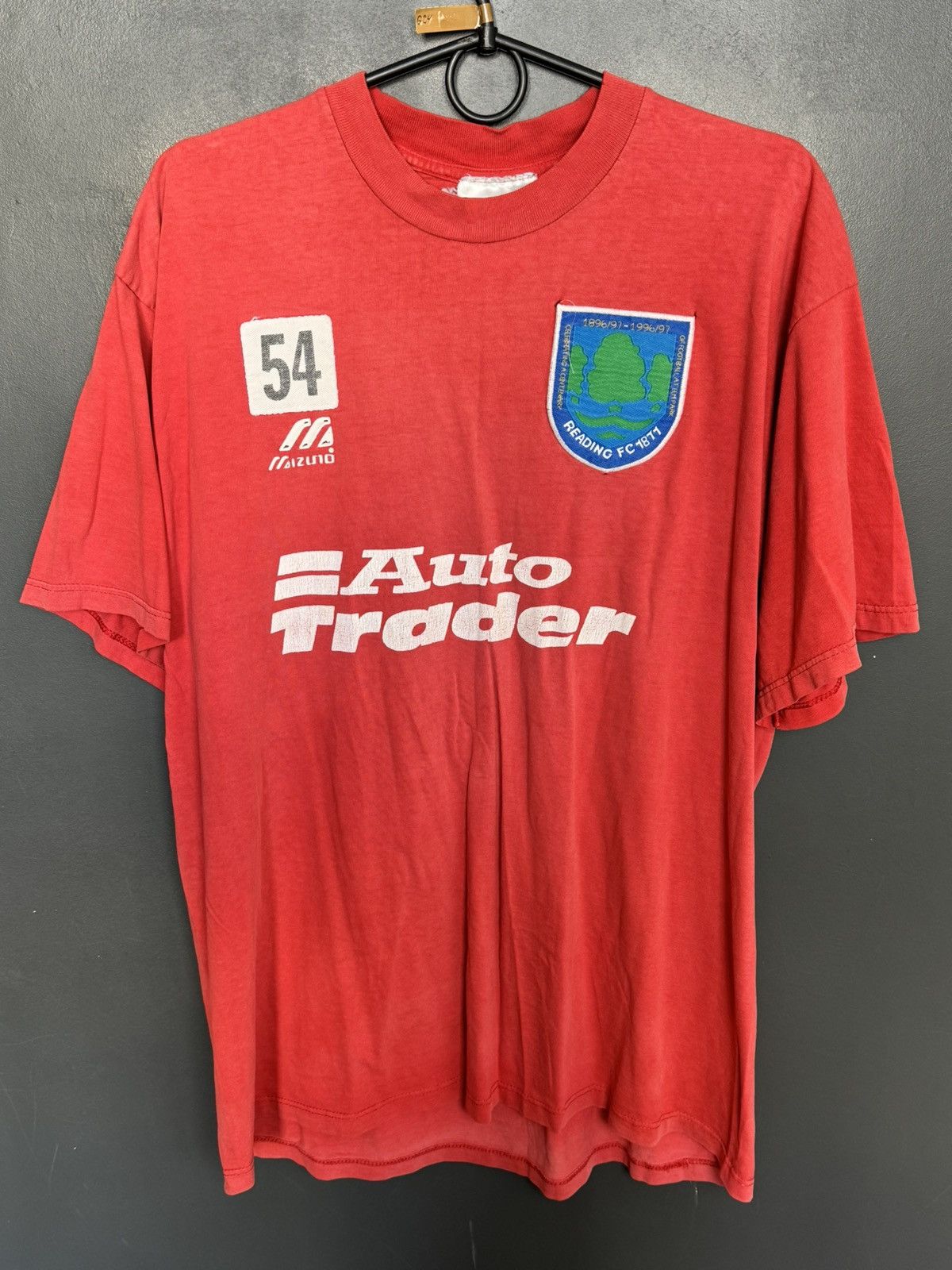 Mizuno Reading 1990’s Training Match Worn Football Jersey Kit Size US XL / EU 56 / 4 - 1 Thumbnail