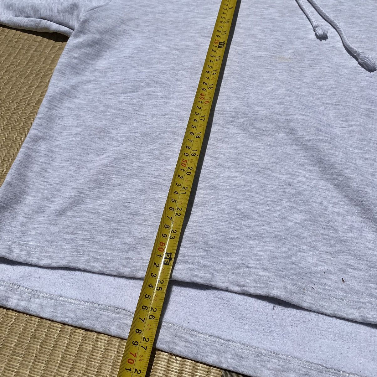 Japanese Brand × Nike × Vintage Vtg 80s Nike Baggy Embroidered Hoodie Made in USA GREY TAG Size US XL / EU 56 / 4 - 3 Thumbnail