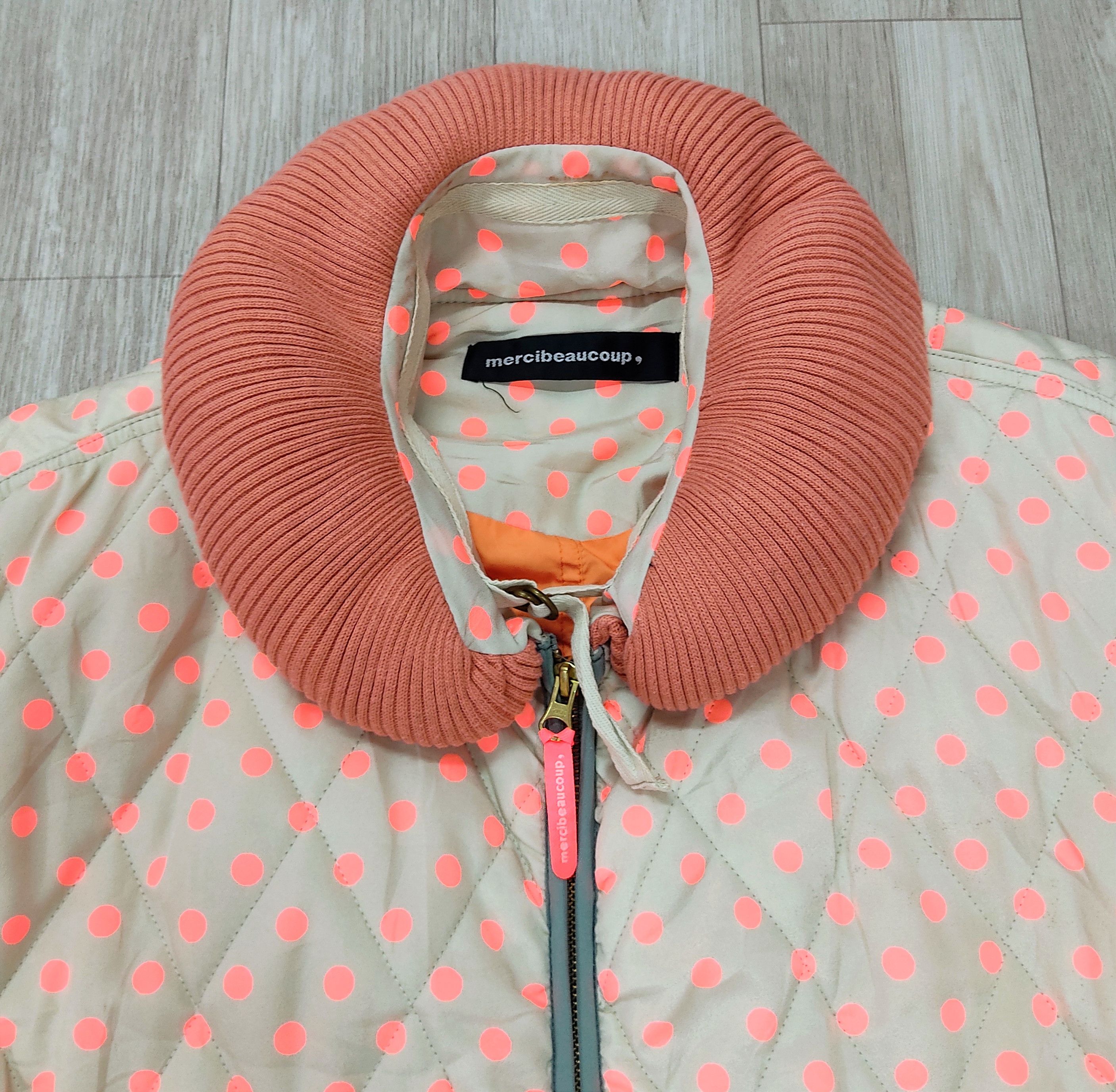 Issey Miyake MERCIBEAUCOUP Polkadots Quilted Jacket Size L / US 10 / IT 46 - 9 Thumbnail
