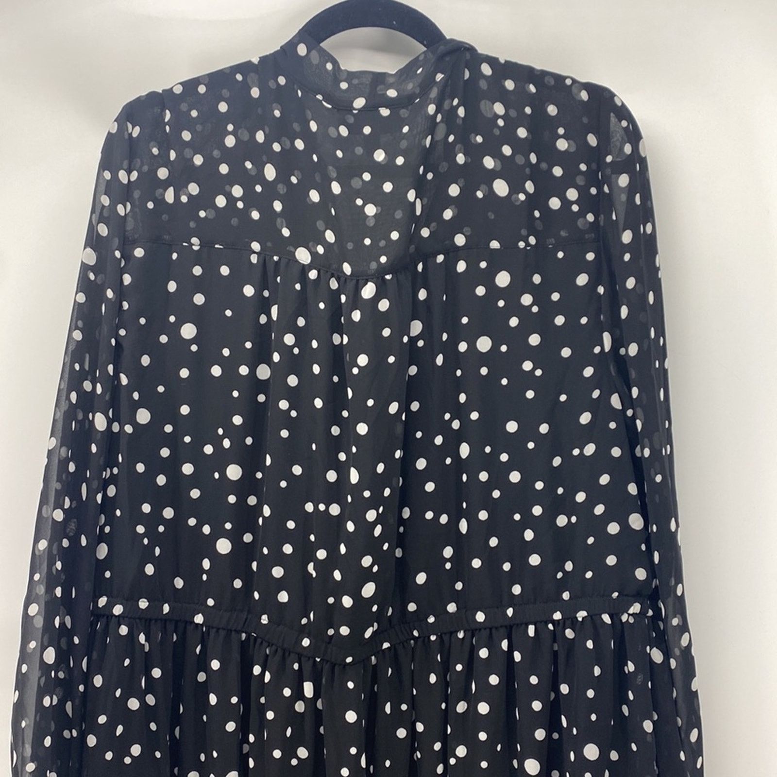 Other Lane Bryant black polka dot above knee dress holiday sz 20 Size 3XL / US 20-22 - 9 Thumbnail