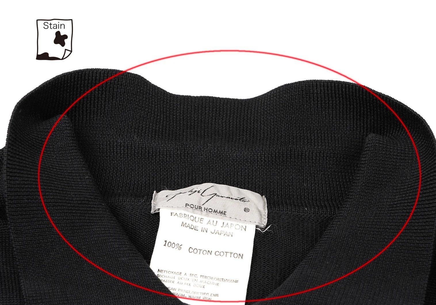 Yohji Yamamoto Yohji Yamamoto Cotton Long Sleeve Polo Shirt Size US M / EU 48-50 / 2 - 4 Thumbnail