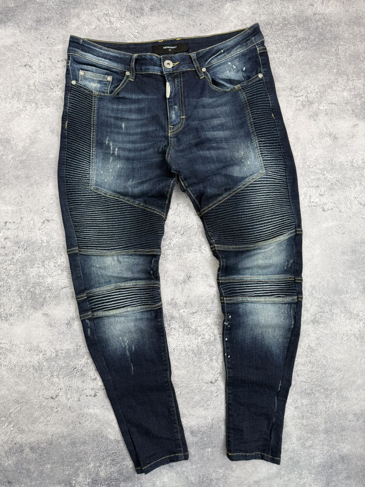 Represent Clo. Represent Biker Jeans Denim Pants Size US 32 / EU 48 - 5 Thumbnail
