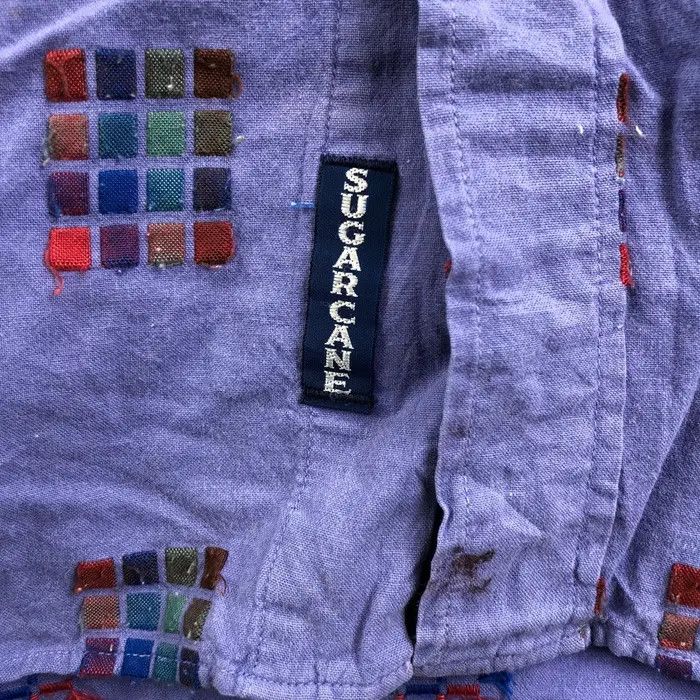 Sugar Cane Vtg 90’ SUGAR CANE Toyo Enterprise Gingham Casual Tee Shirt Size US L / EU 52-54 / 3 - 6 Thumbnail