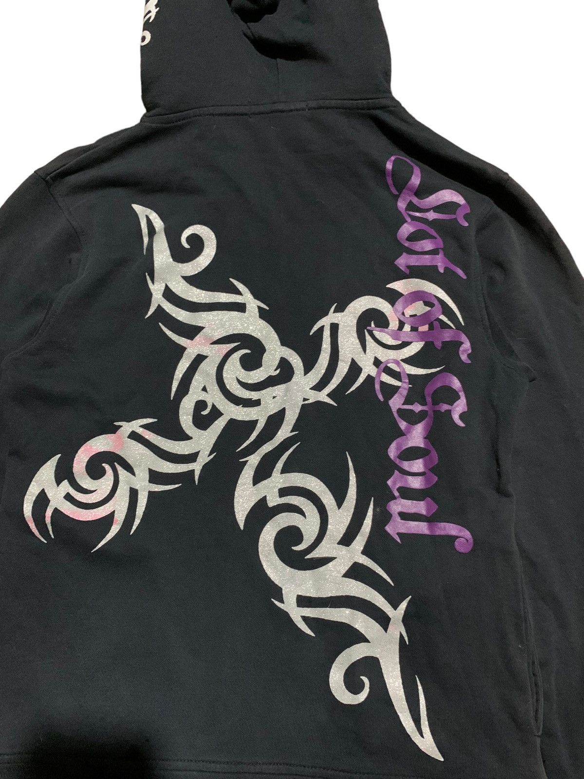 If Six Was Nine × Japanese Brand × Le Grande Bleu (L.G.B.) Spinash rock poem tribal tattoo fur hoodie LGB style Size US M / EU 48-50 / 2 - 8 Thumbnail