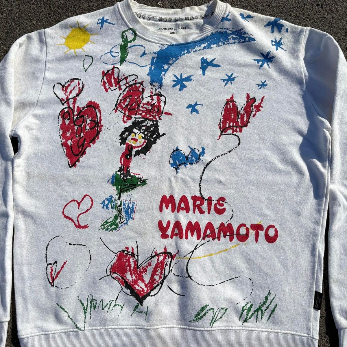 Japanese Brand Gantree by Marie Yamamoto Hand Drawn Graphic Size US XL / EU 56 / 4 - 5 Thumbnail
