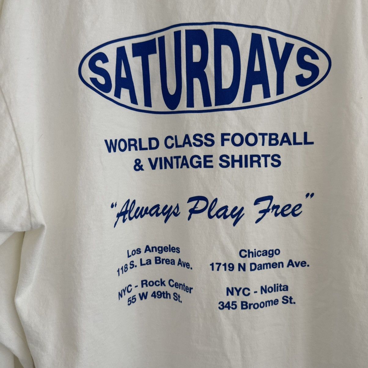 Vintage Saturdays Football long sleeve T Size US L / EU 52-54 / 3 - 4 Thumbnail