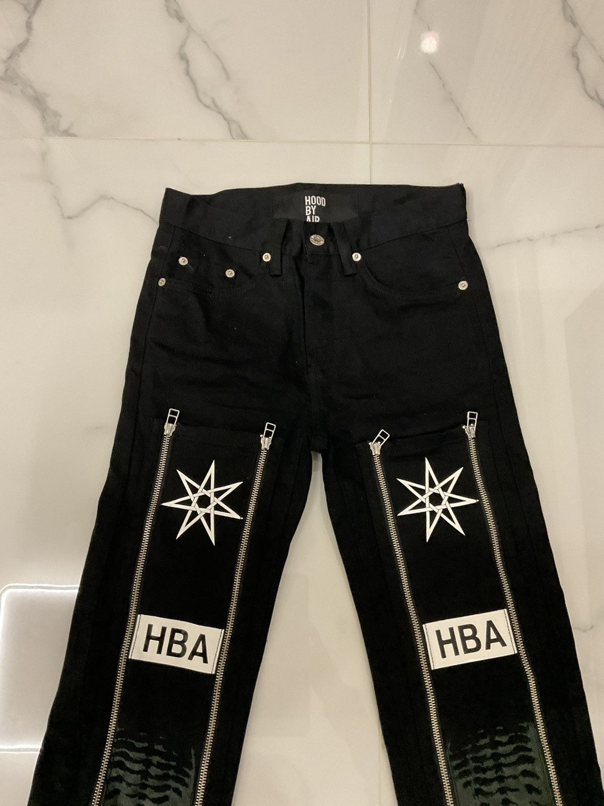 Hood By Air Hood by air zippers denim jeans Size 26" / US 2 / IT 38 - 3 Thumbnail