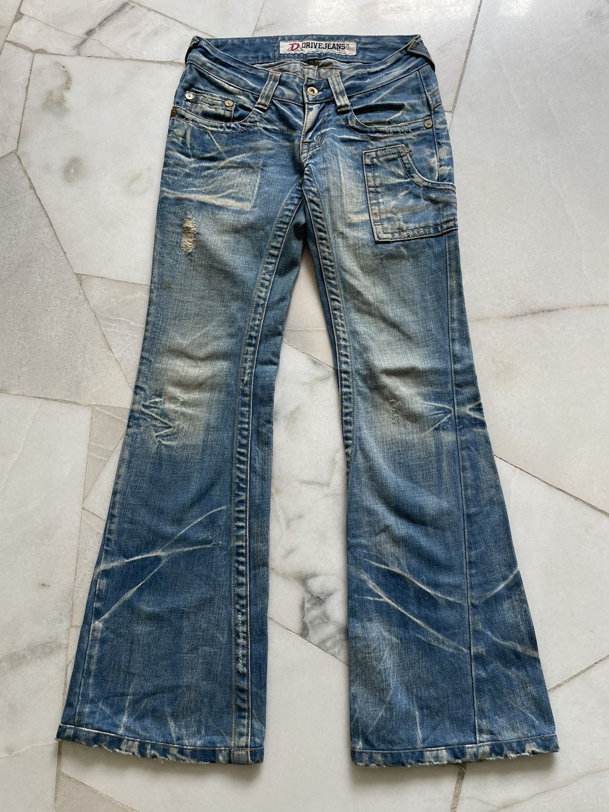If Six Was Nine Vintage Japanese Brand Flare Gothic Jeans Size US 28 / EU 44 - 1 Thumbnail
