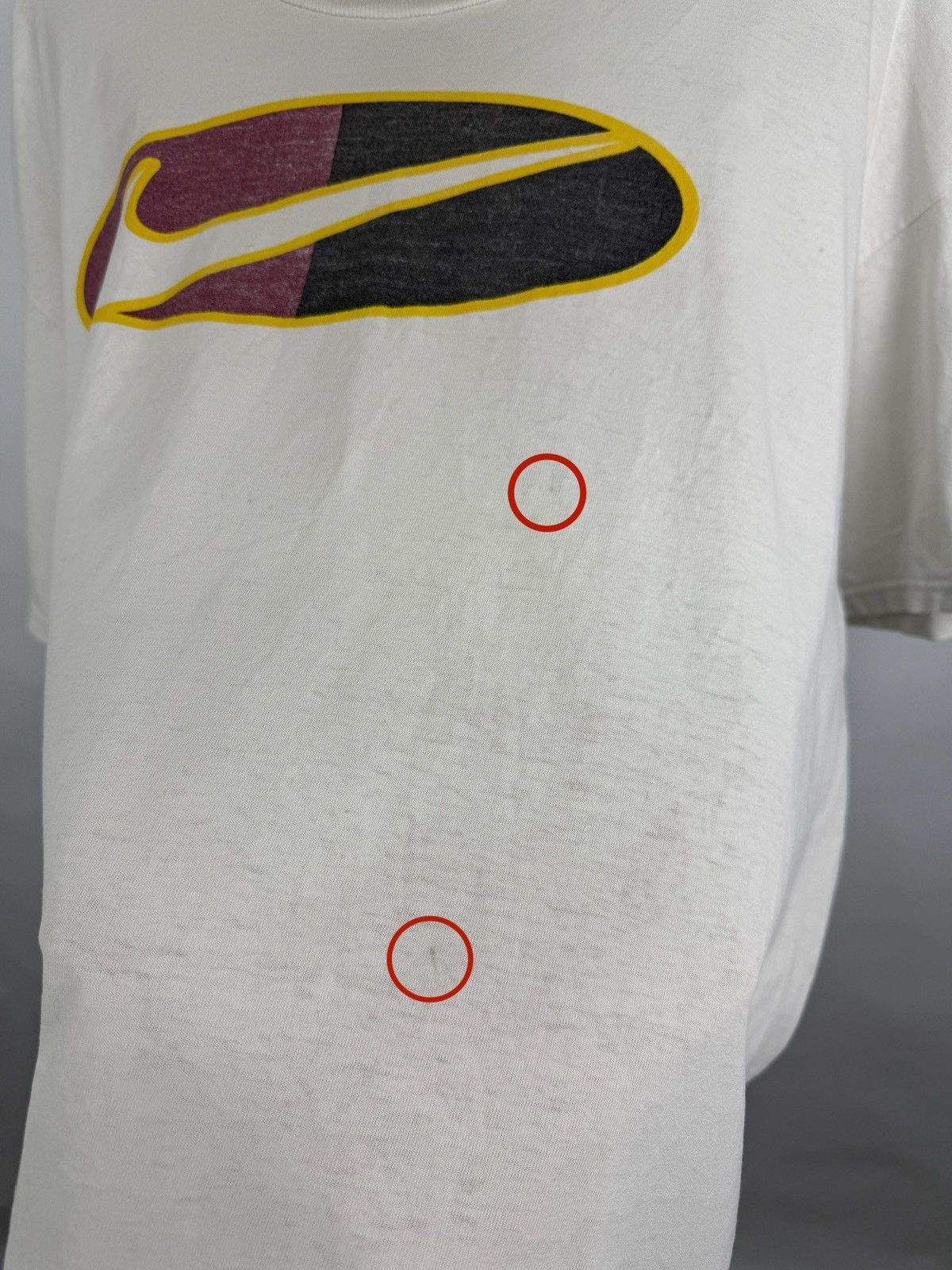 Nike × Vintage 🇺🇸 Vintage 90s Nike Made in USA Y2K T-Shirt Rare Retro Hype Size US XL / EU 56 / 4 - 9 Thumbnail
