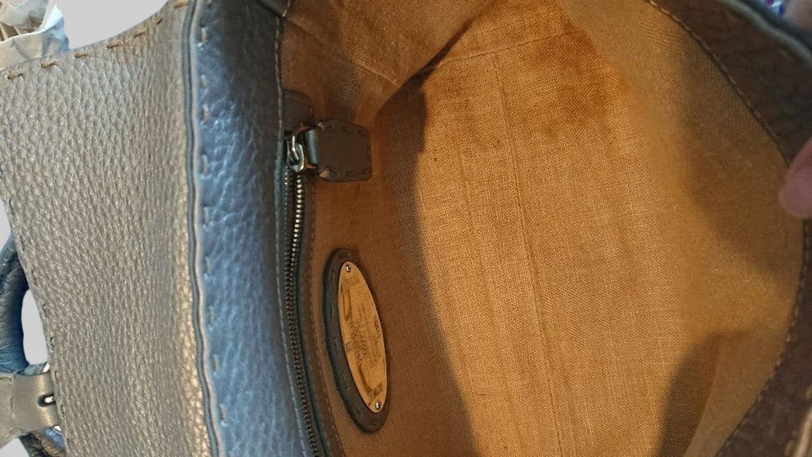 Fendi Fendi - Selleria Leather Handbag Buckle Detail Size ONE SIZE - 5 Thumbnail