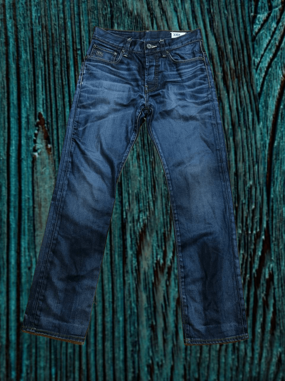G-Star G Star Raw 3301 Straight Denim Pant Trouser Jean Old Money Size US 30 / EU 46 - 1 Thumbnail