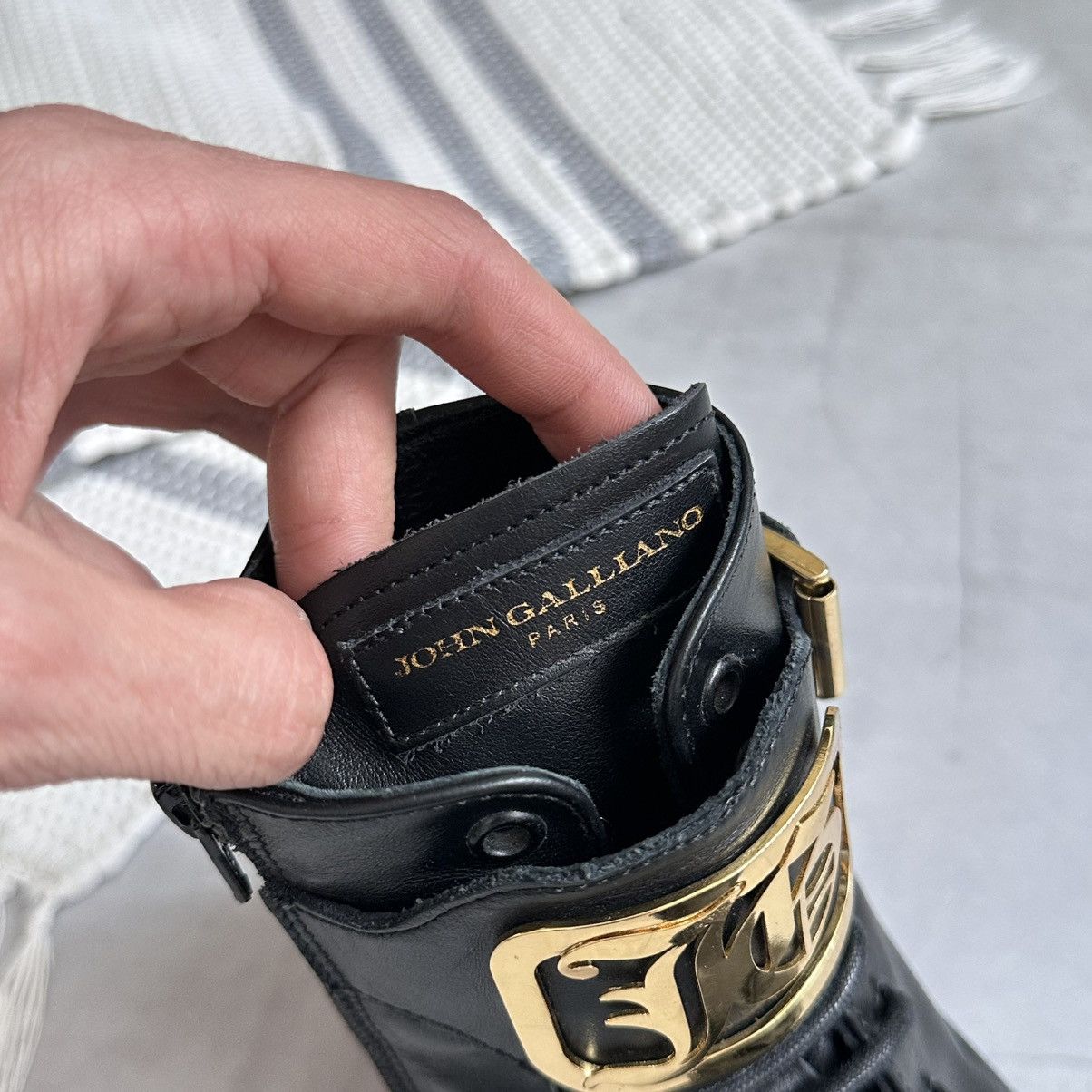 Dirk Bikkembergs John Galliano Combat Boots Military As 98 Moma Style Size US 6 / IT 36 - 10 Thumbnail
