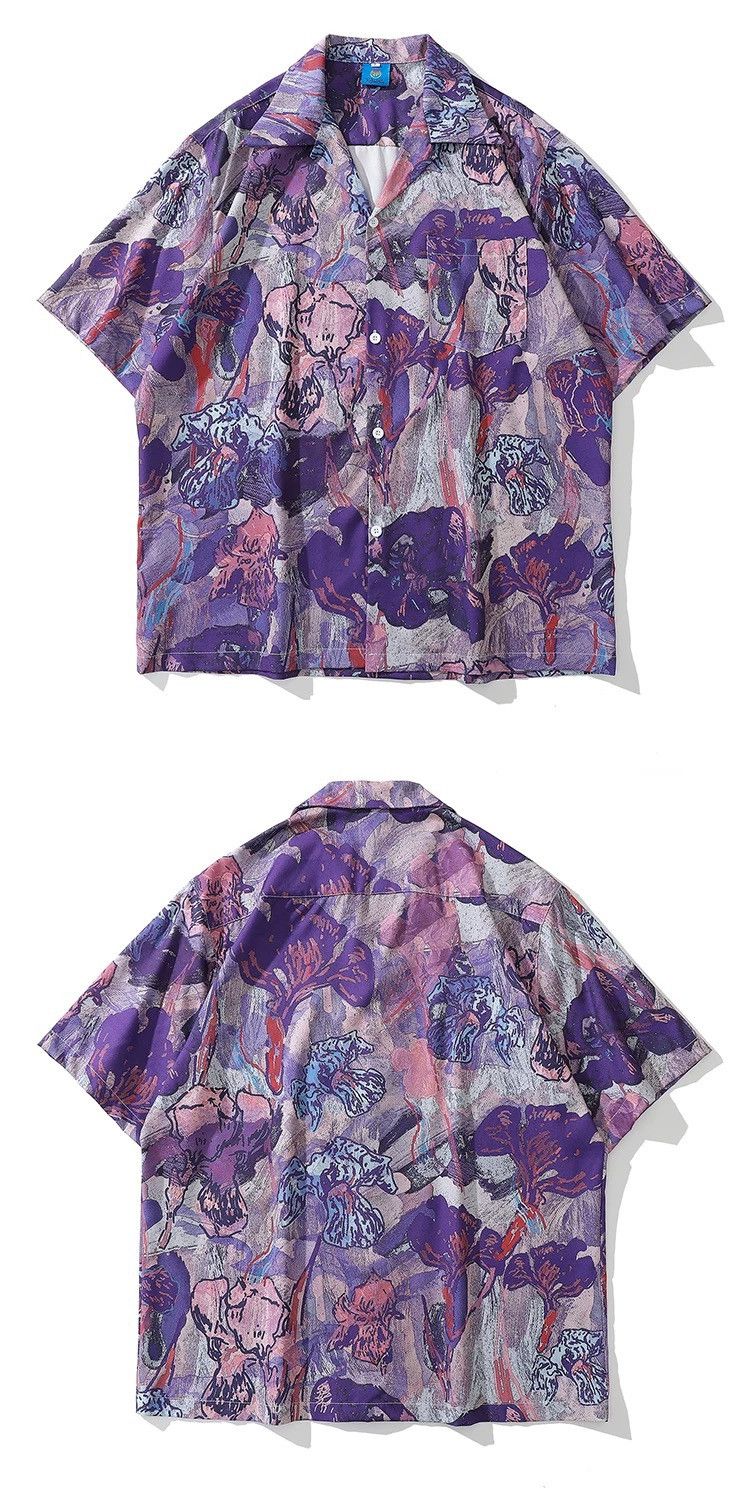Other Graffiti Oil Painting Button Up Shirt Size US M / EU 48-50 / 2 - 6 Thumbnail