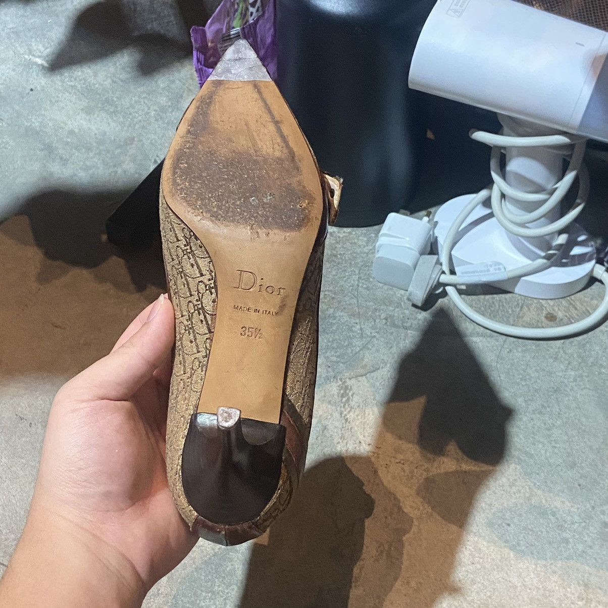 Dior Dior by John Galliano Monogram Heels Size US 5.5 / IT 35.5 - 5 Thumbnail