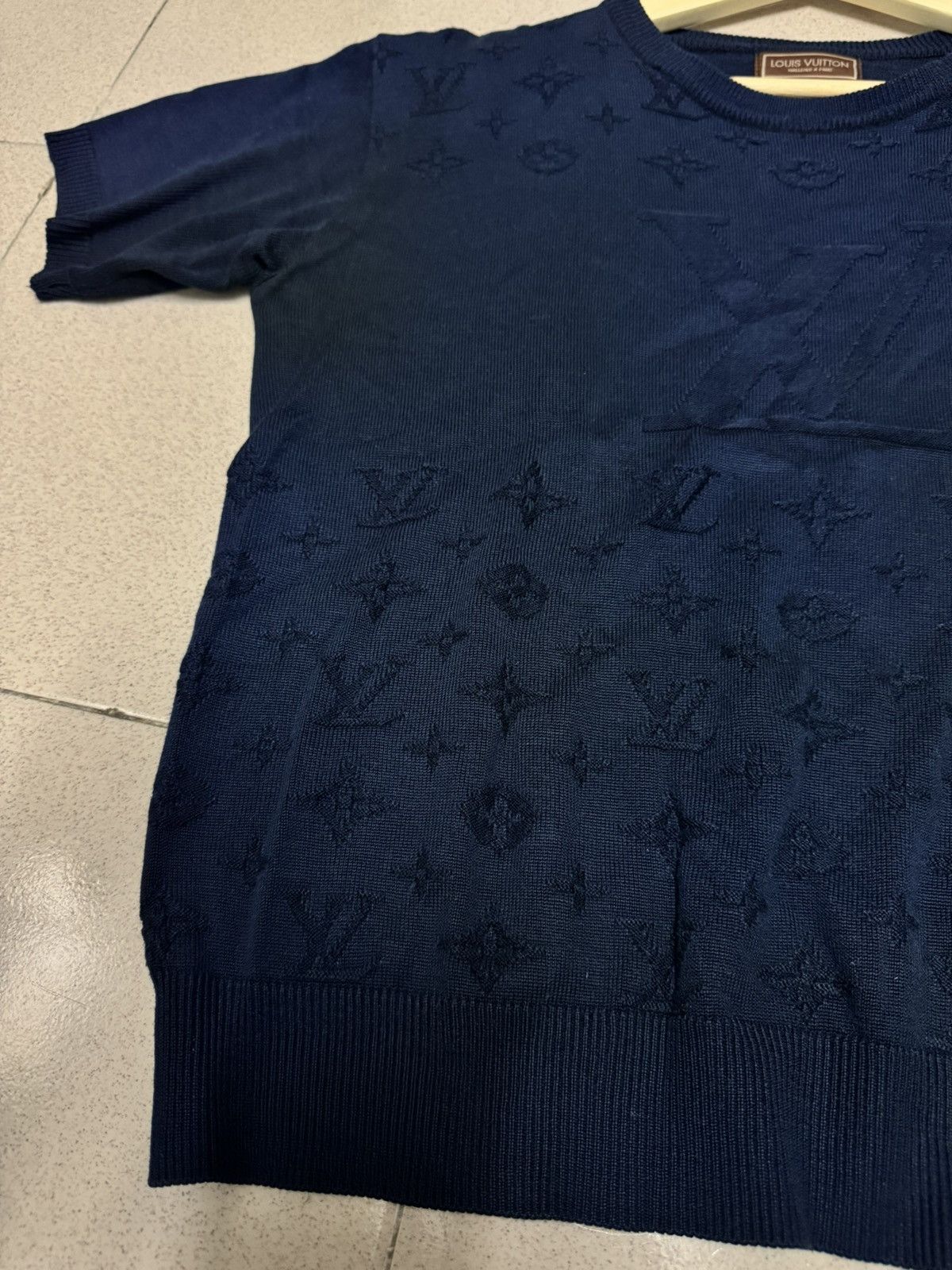 Louis Vuitton VINTAGE LOUIS VUITTON MONOGRAM KNITTED TOP SHIRT Size M / US 6-8 / IT 42-44 - 3 Thumbnail