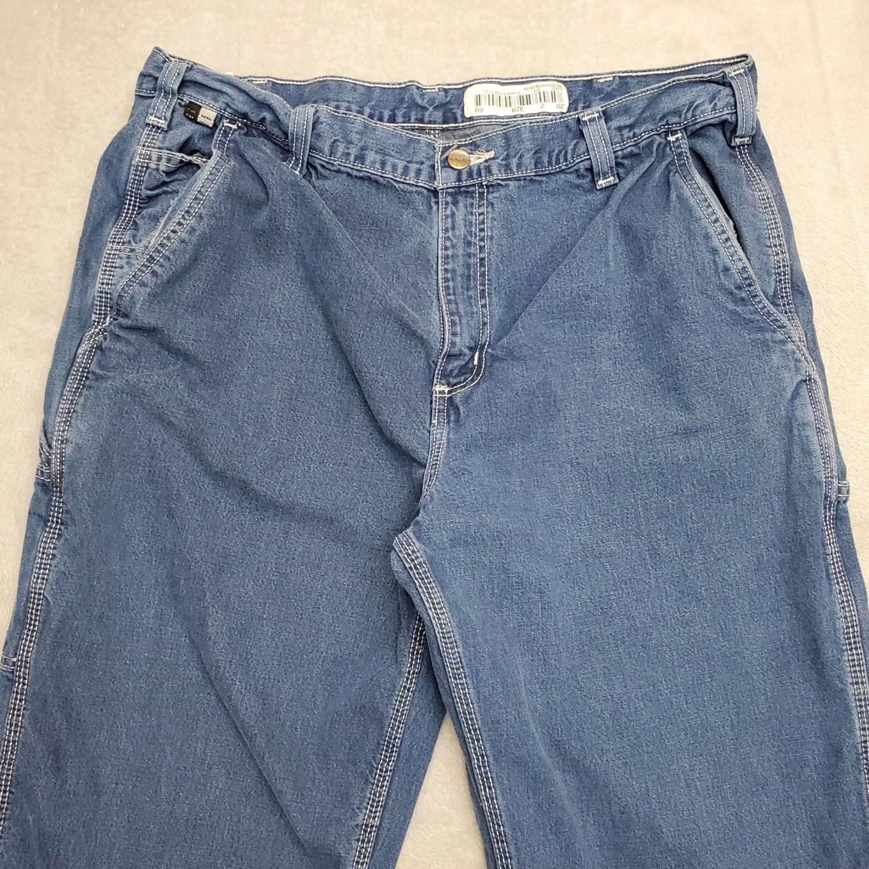 Carhartt Carhartt Jeans Men 38x32 Blue FR Flame-Resistant Denim Straight Leg Pants Size US 38 / EU 54 - 3 Thumbnail