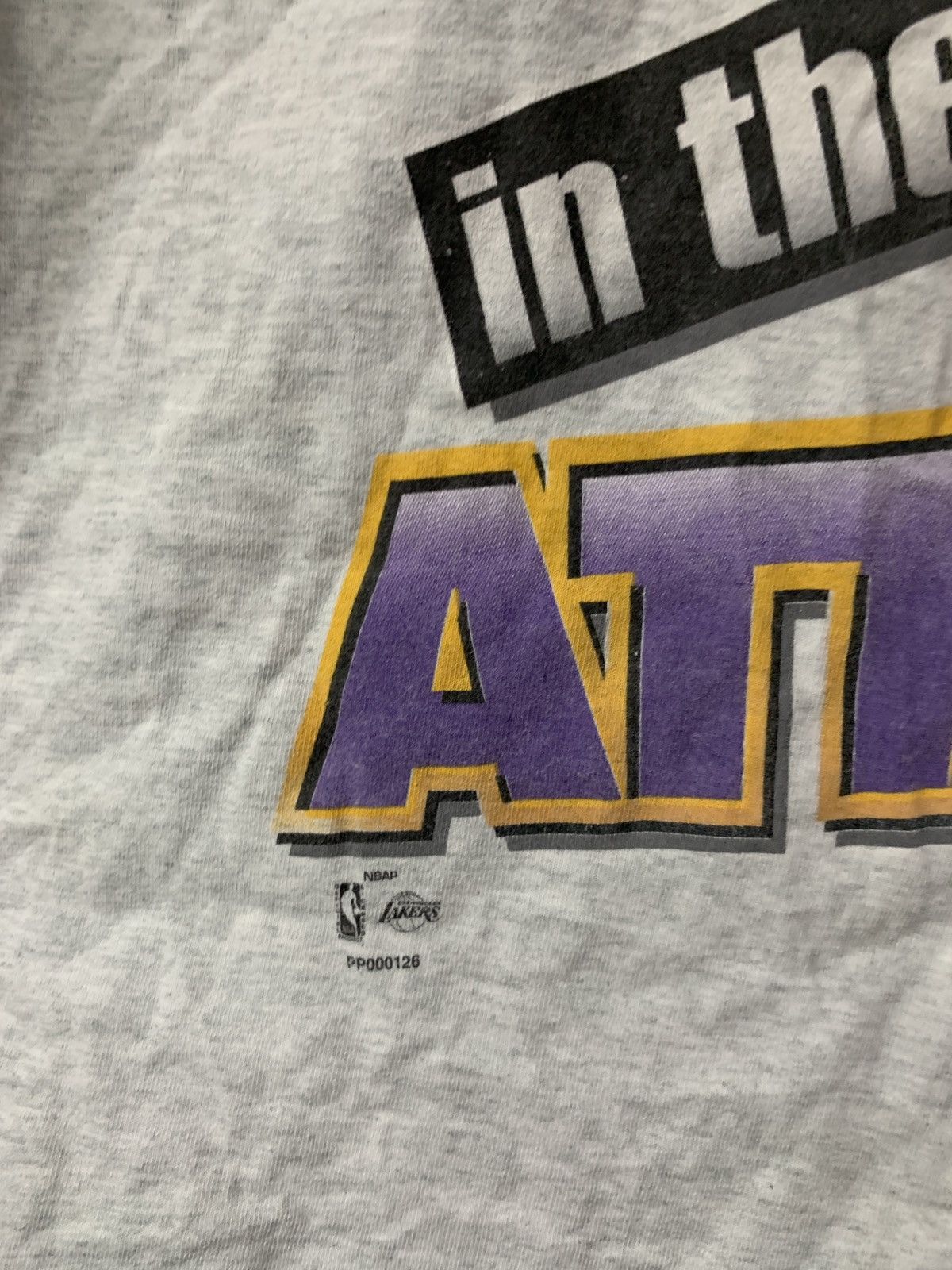 NBA Los Angeles Lakers Vintage T Shirt Pro Player Retro Size L Size US L / EU 52-54 / 3 - 8 Thumbnail