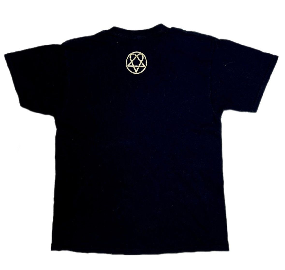 Band Tees × Vintage Vintage HIM 90s Love Face Logo T-shirt Rock METAL Size US L / EU 52-54 / 3 - 2 Thumbnail
