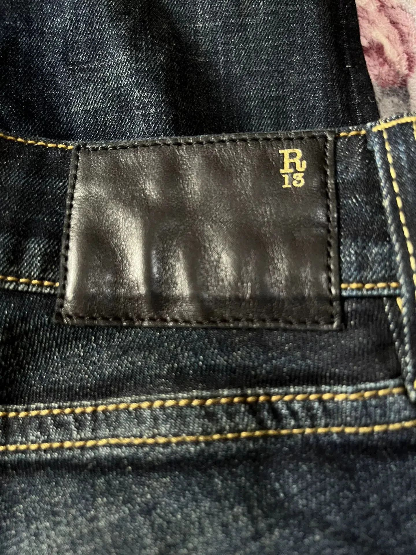 R13 R13 Slim Fit Blue Jeans. Size 27" / US 4 / IT 40 - 4 Thumbnail