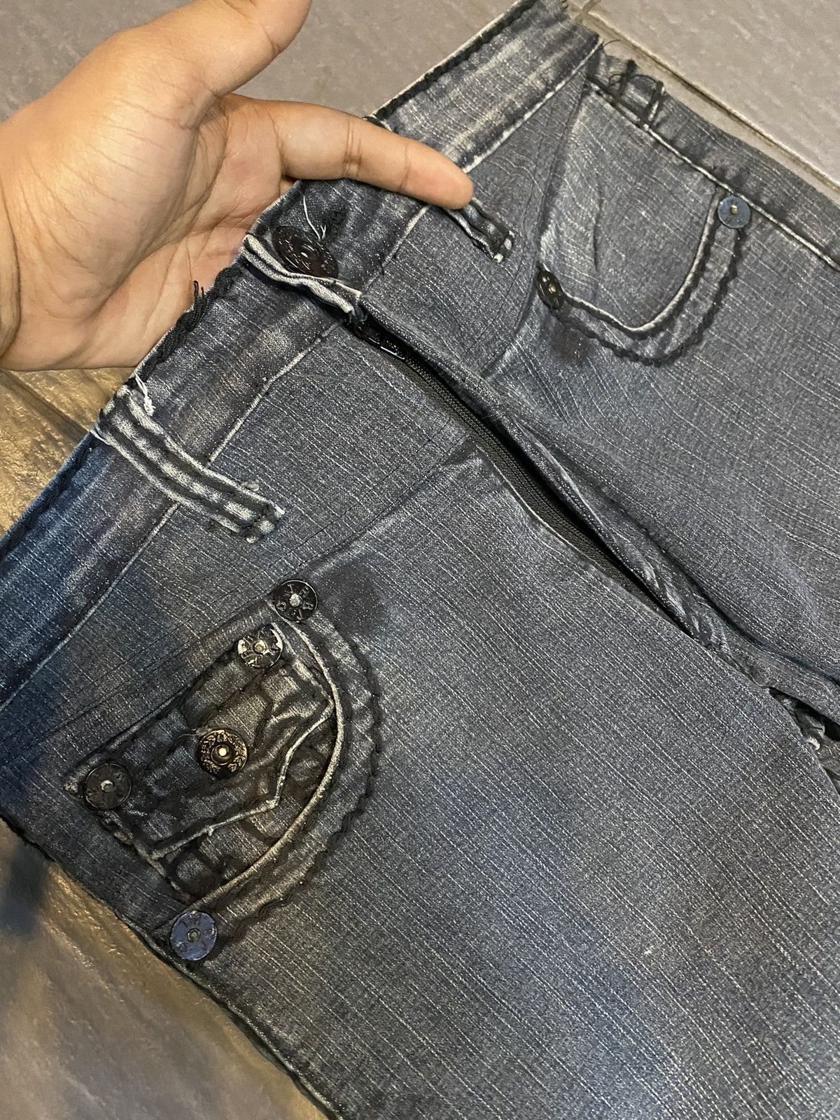 Hysteric Glamour × True Religion × Vintage Flare jeans True Religion vintage low boot cut Size US 31 - 3 Thumbnail