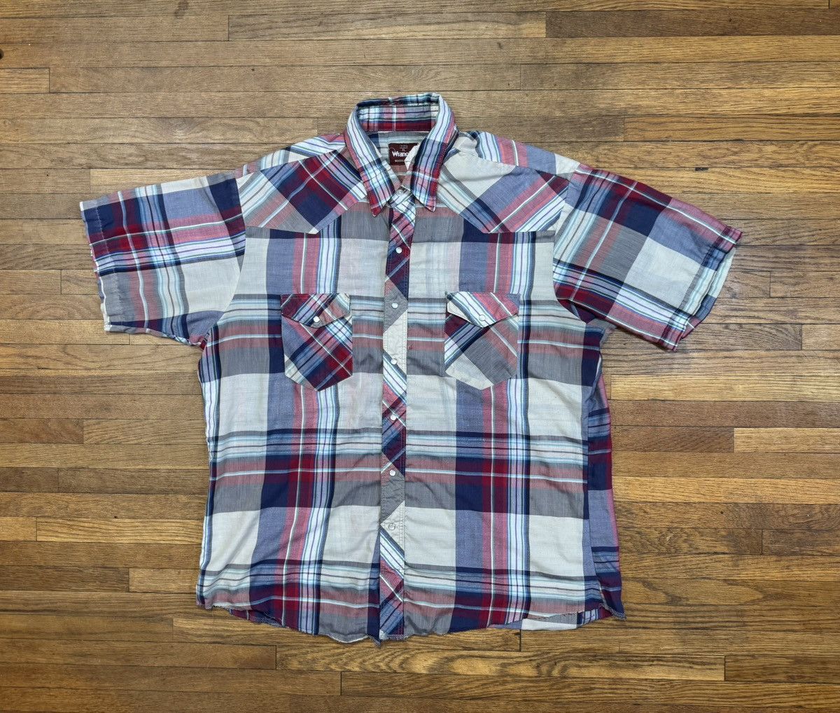 Wrangler Vintage Wrangler Western Button Up Shirt Size US XL / EU 56 / 4 - 1 Thumbnail
