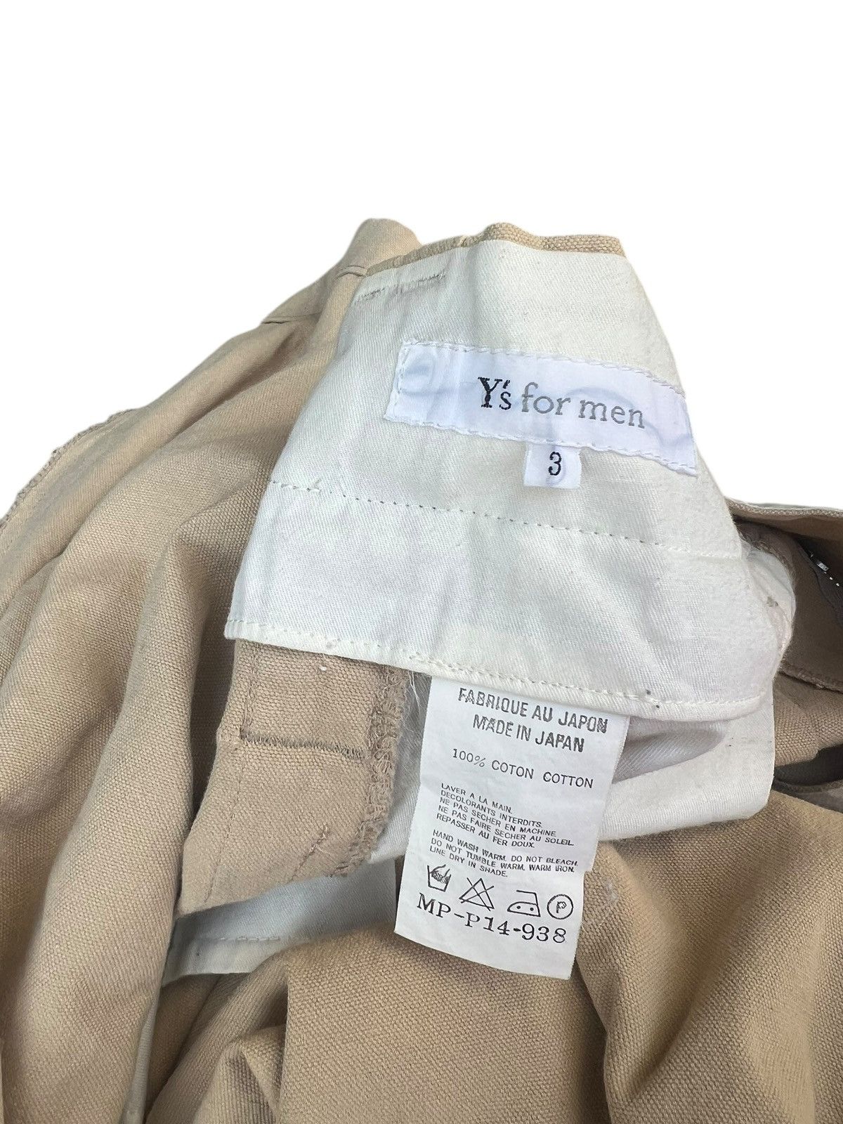 Yohji Yamamoto A/W 1993 Yohji Yamamoto Y’s For Men Stains Baggy Trouser Size US 31 - 24 Thumbnail