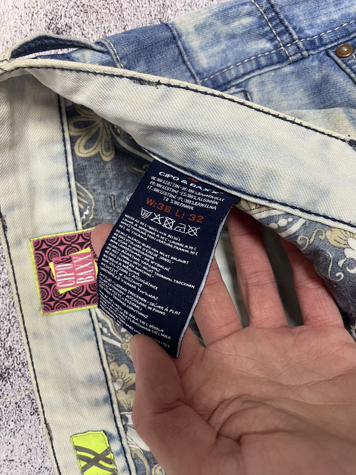 Vintage Vintage Cipo baxx avant garge pants y2k japanese Size US 36 / EU 52 - 9 Thumbnail