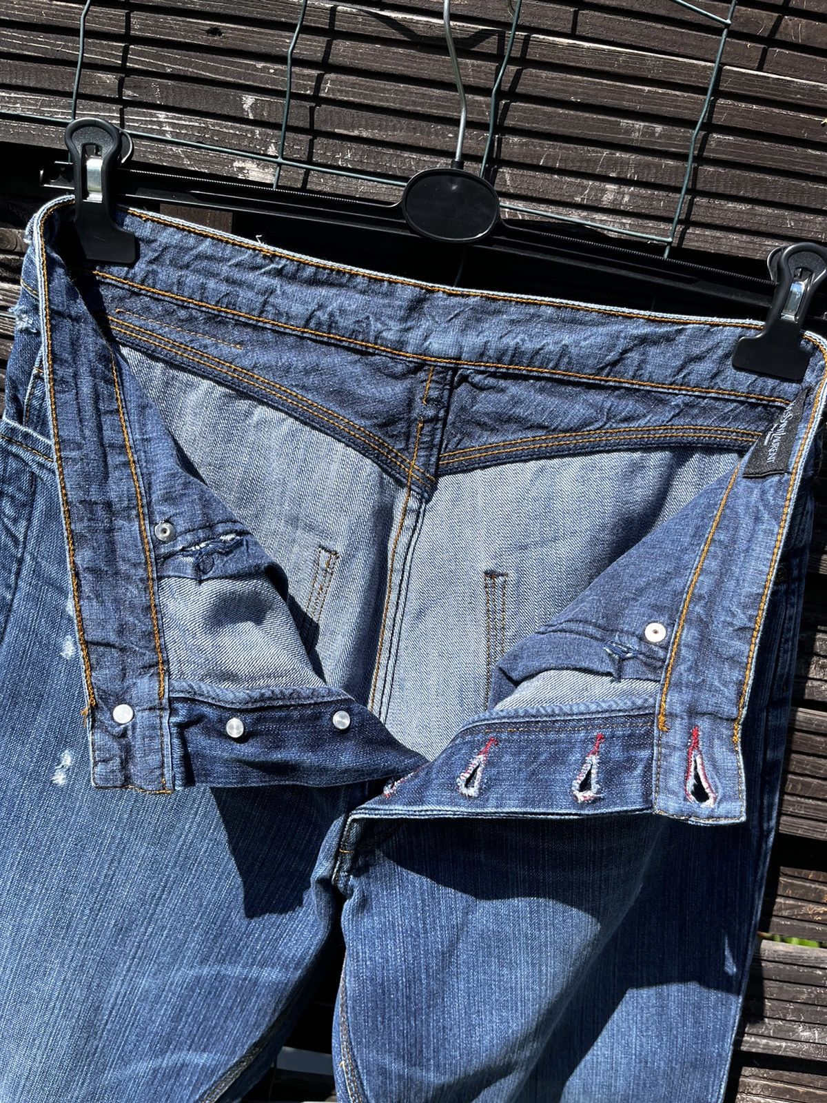 Yves Saint Laurent 🔴 YSL YVES SAINT LAURENT LUXURY DENIM Y2K STREETWEAR JEANS Size US 32 / EU 48 - 13 Thumbnail
