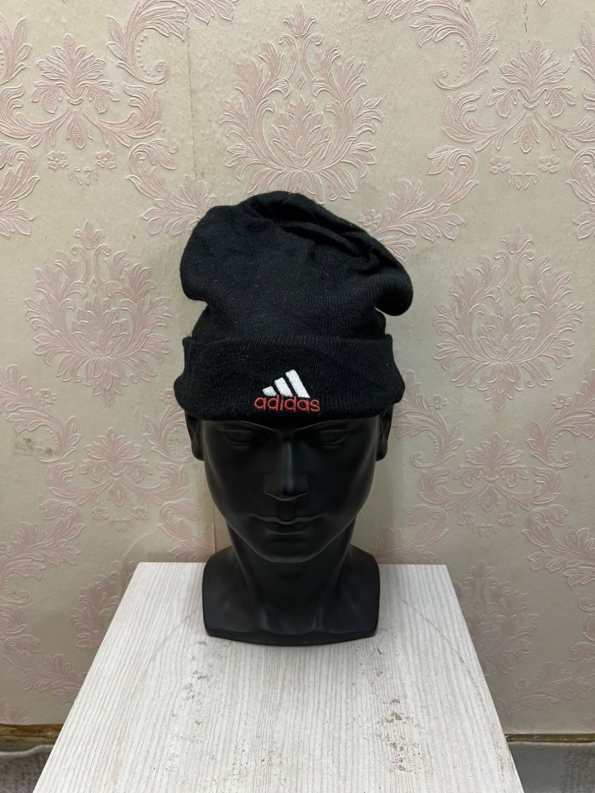 Adidas Vintage adidas Big Logo Beanie Hats Size ONE SIZE - 2 Thumbnail