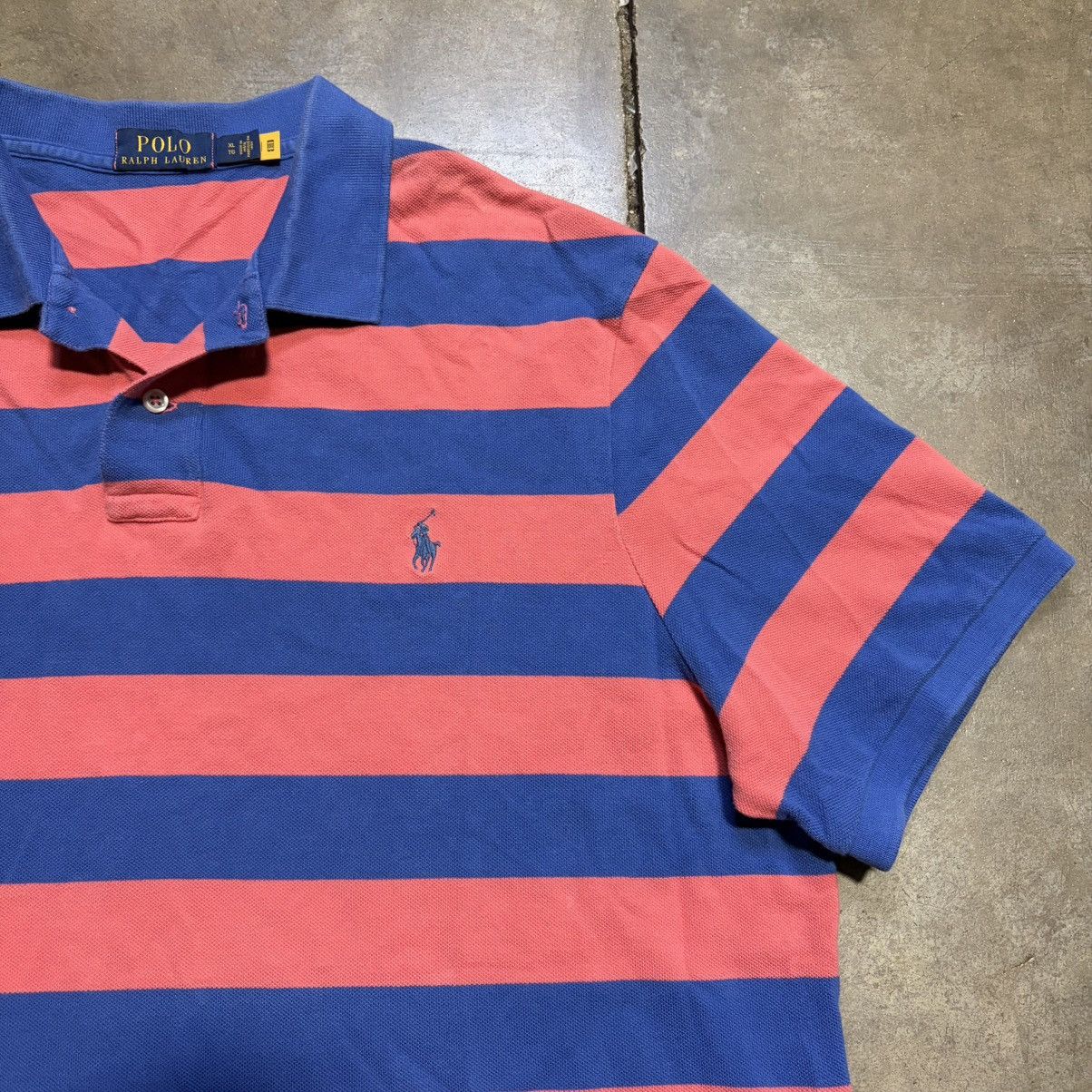 Polo Ralph Lauren Vintage Polo Ralph Lauren Shirt Striped Mini Pony Preppy Y2K Size US XL / EU 56 / 4 - 3 Thumbnail