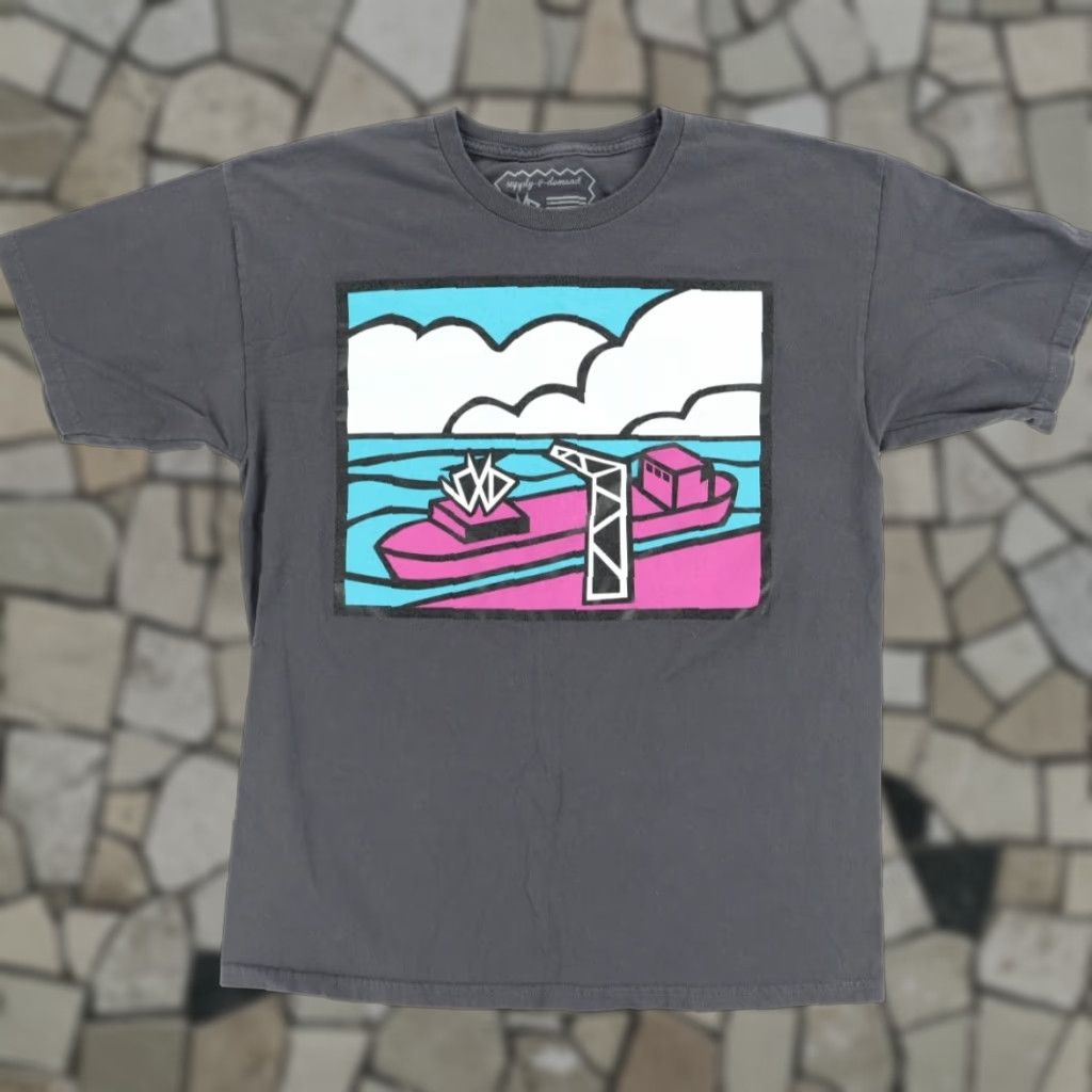Supply & Demand Supply & Demand Barge Solid T-Shirt Gray Men's L Size US L / EU 52-54 / 3 - 1 Thumbnail