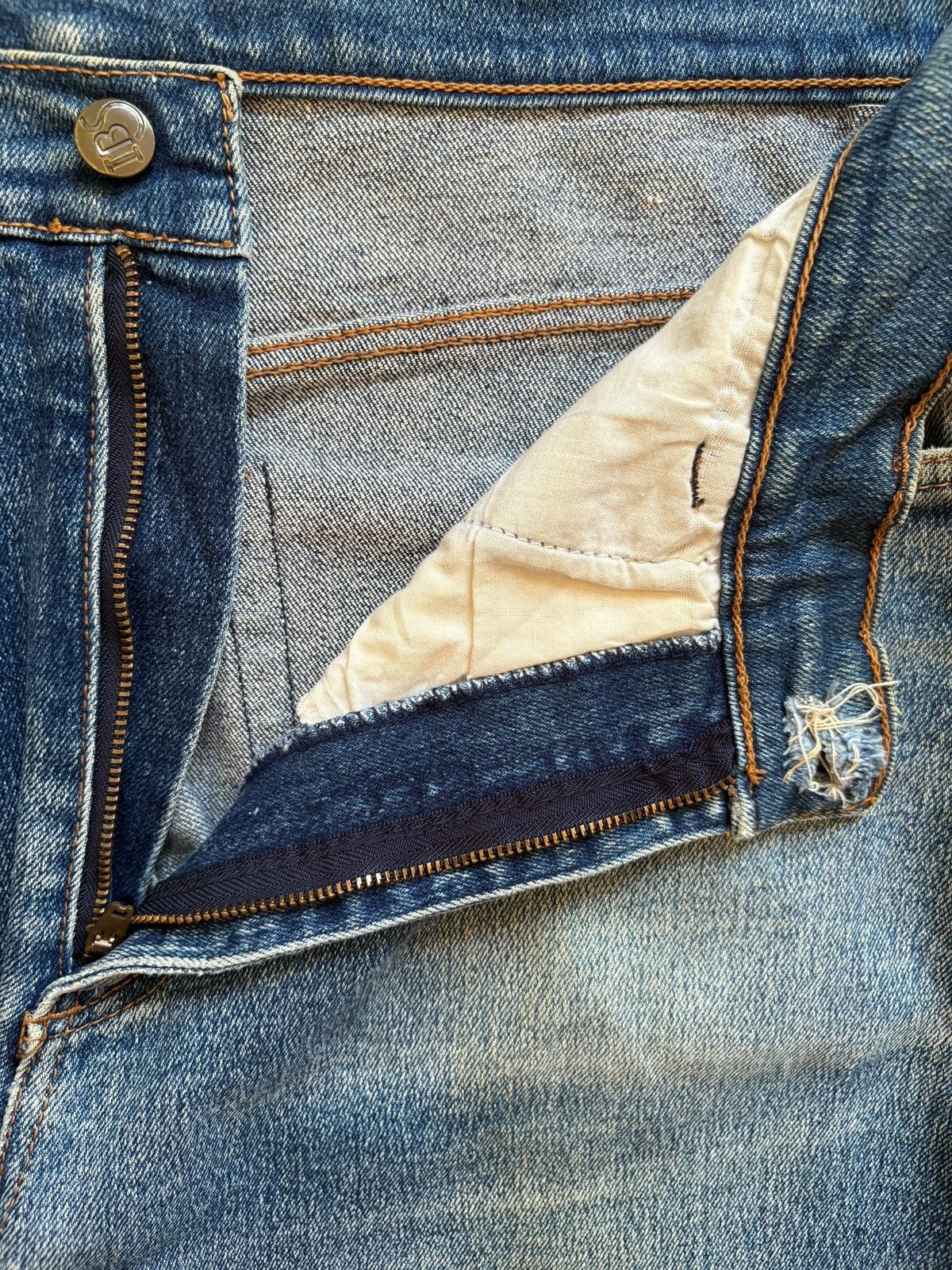 Japanese Brand SALES🔥Vintage Japanese Brand Blue Wash Loose Jeans Size US 32 / EU 48 - 9 Thumbnail