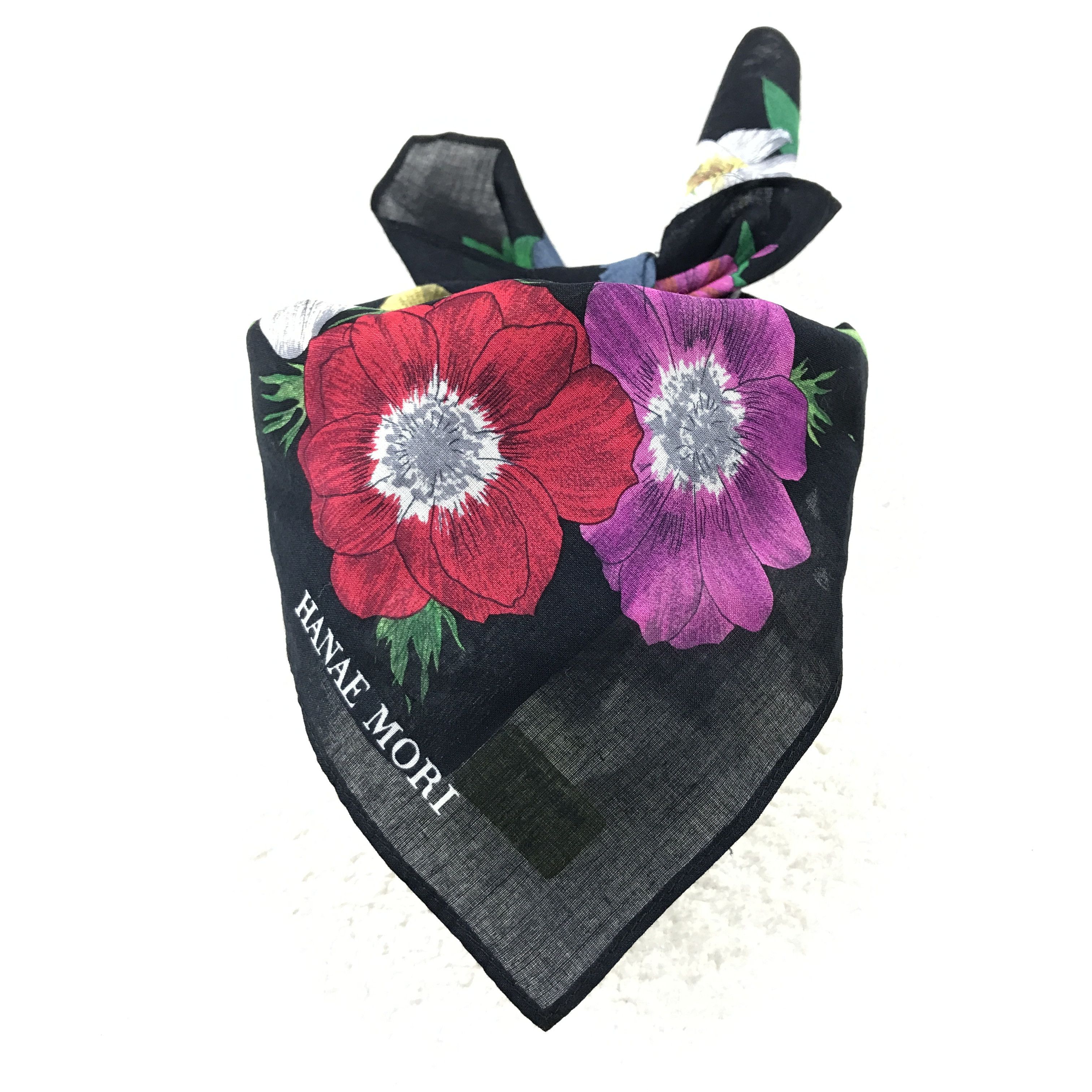 Hanae Mori × Japanese Brand × Vintage Vintage Hanae Mori Bandana Neckerchief Handkerchief Size ONE SIZE - 4 Thumbnail