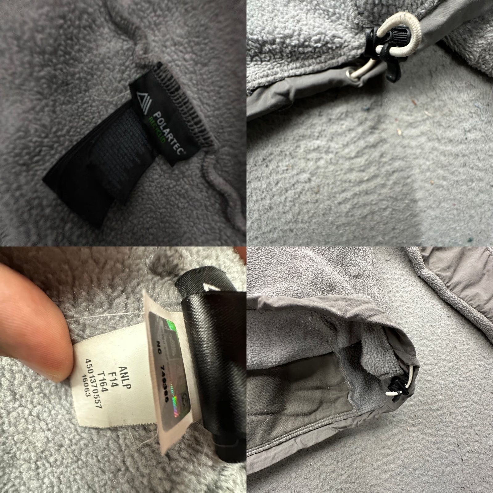 The North Face The North Face Denali Gray Fleece Full Zip Jacket Womens Large ANLP Jacket Women L Gray Full Zip Pockets Embroidered Logo Outdoor Seasonal Size L / US 10 / IT 46 - 8 Thumbnail